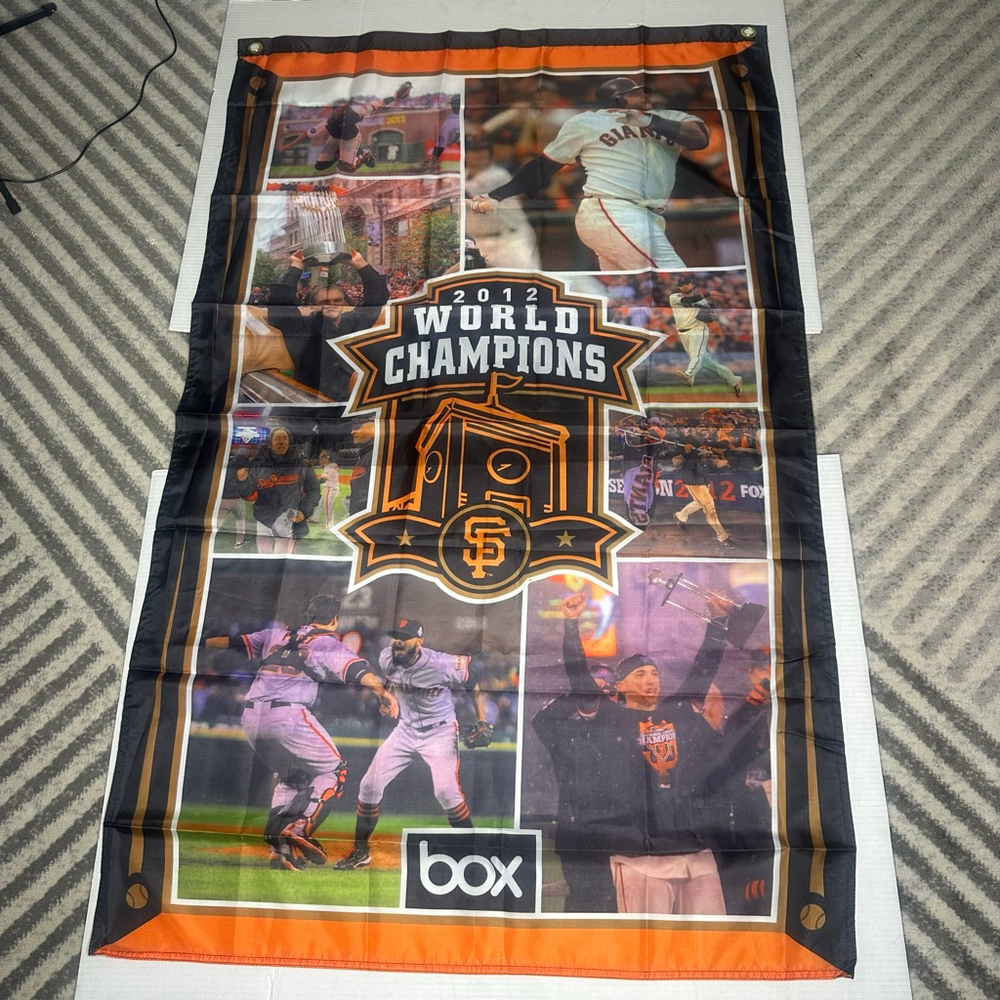 San Francisco Giants Baseball World Series Champions 2012
Banner Flag 58" × 36"